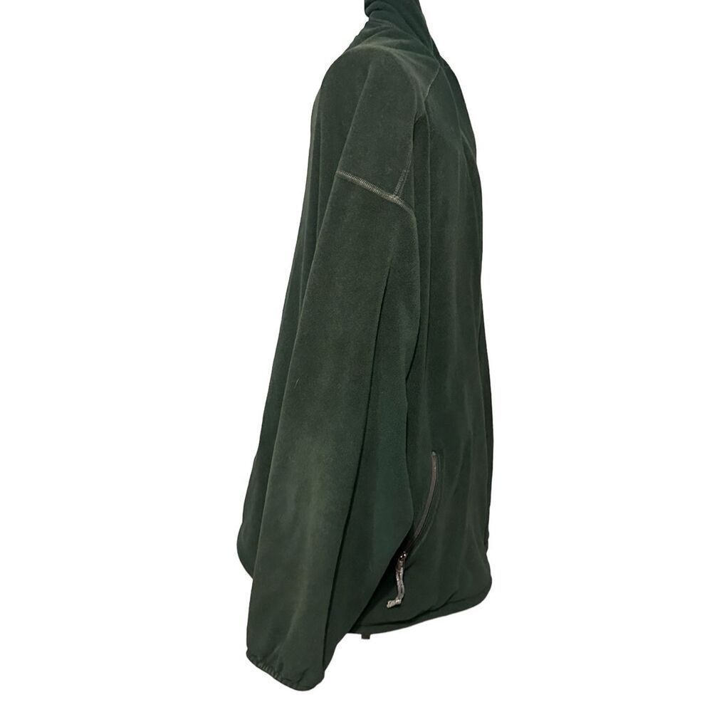 RARE VINTAGE 1999 Patagonia Jacket Men XL Fleece Full Zip Up Green Made in USA - Picture 3 of 16